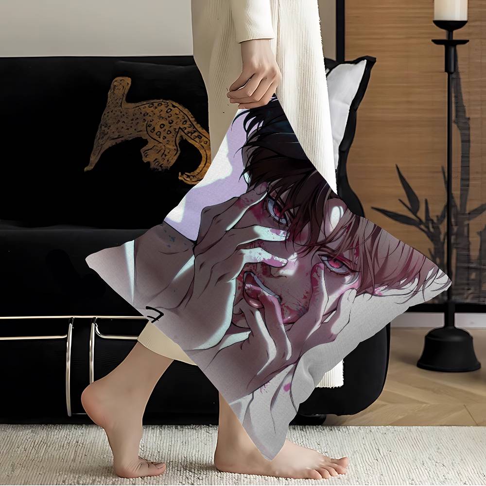 Anime Lost In The Cloud Cushion Cover Inches Farmhouse Decor Home Throw Pillow Covers for Couch Decorations