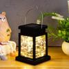 Solar Retro LED Copper Wire Star Lantern Outdoor Atmosphere Lights for Courtyard & Balcony