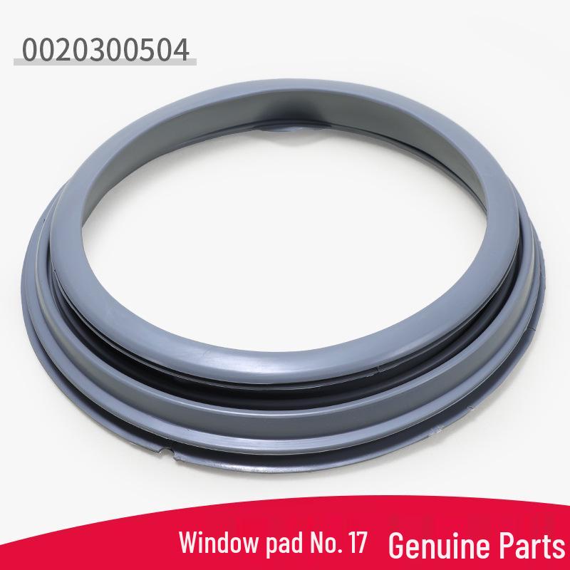 Drum Washing Machine Door Seal Gasket & Window Pad Replacement Set