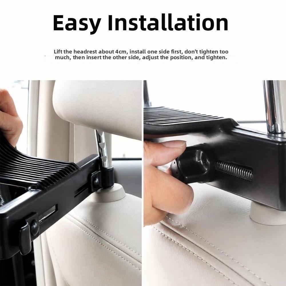 Multifunctional Car Headrest Hanger Durable Car Clothes Holder Rack Car Coat Hanger Back Seat