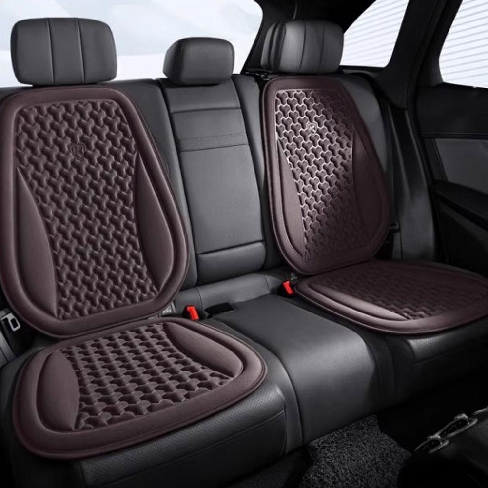 Car Seat Cover Summer 3D Breathable Ice Silk Car Seat Universal Pads Cushion Design Convex Protector Chair Seat Auto Mat Au T7M3