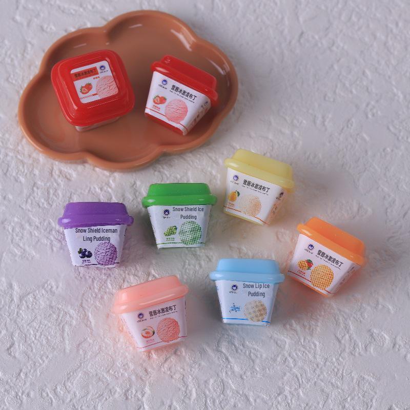 DIY Resin Jewelry Accessories: 3D Bottle Ornaments & Simulation Ice Cream Pudding