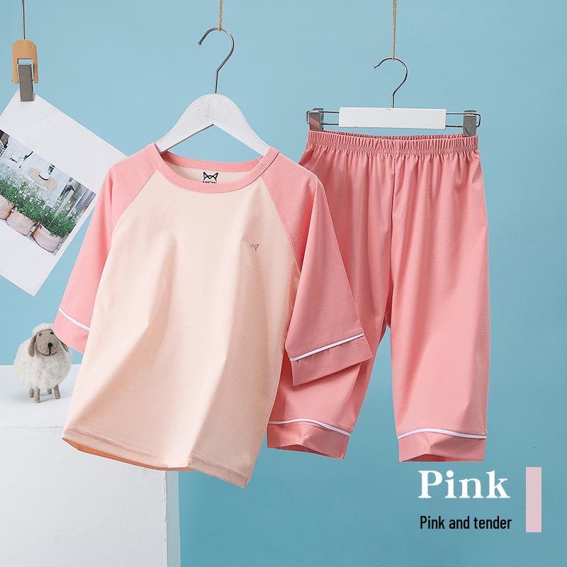 Combed Cotton Children's Pajama Set - Comfortable & Breathable for Boys & Girls
