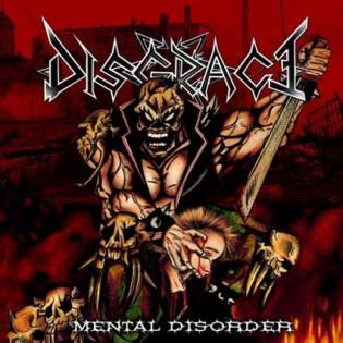 

CD DISGRACE - Mental Disorder NONE Sade Records 2010 Mexico Rock Used