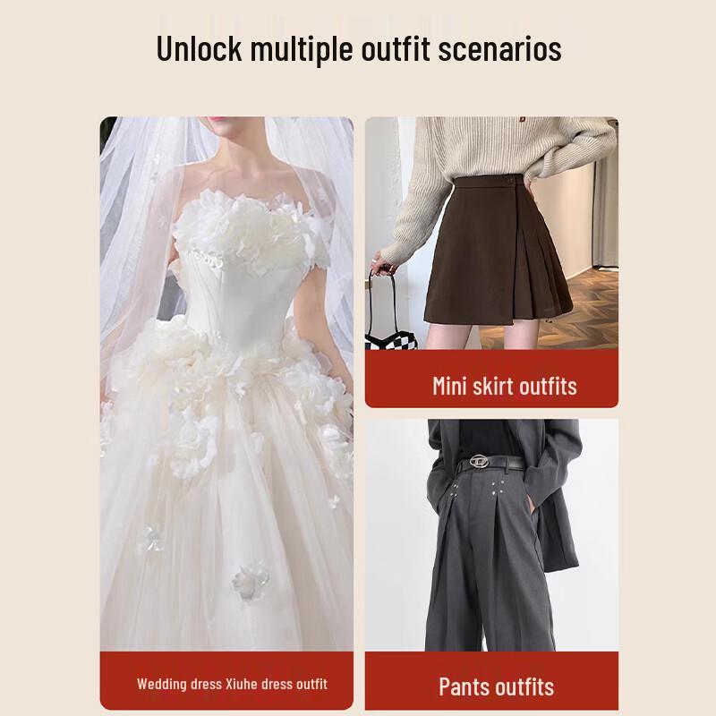 Langsha Dámské termoprádlo bezešvé fleecem podšité capri šortky