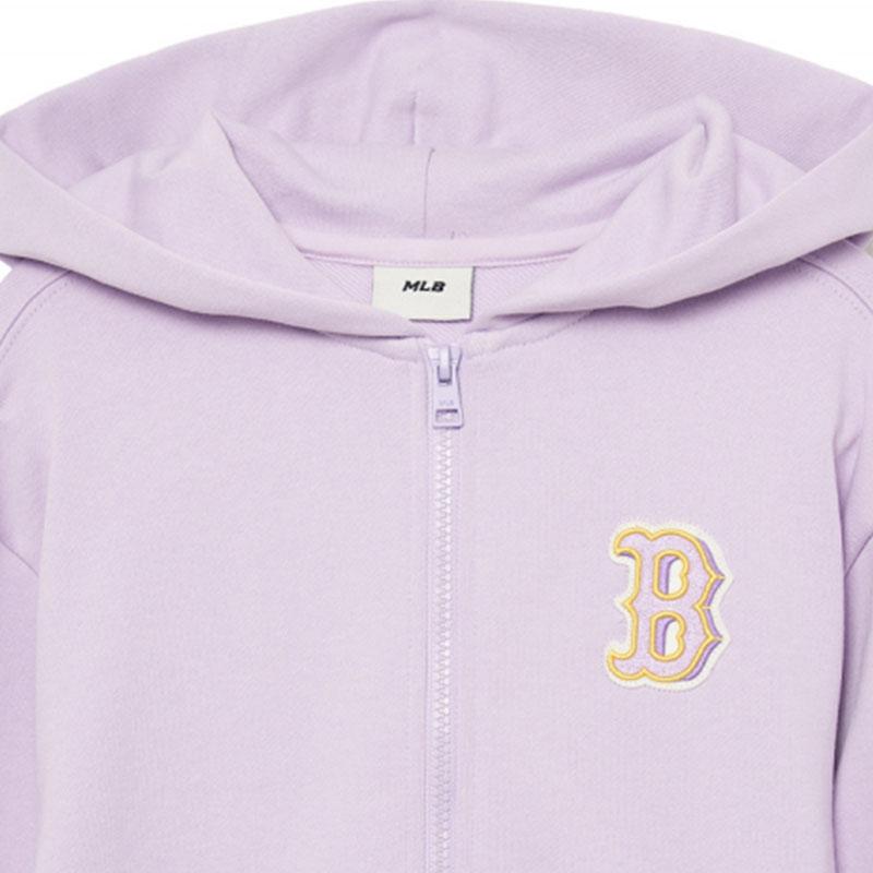 New MLB Jacket Boston Red Sox Purple Kids' 7AHDB0334-43LDL