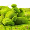 5Pcs Simulated Moss Stone, a realistic moss-covered stone, used as a prop for photography, landscaping decoration, miniature landscape arrangement