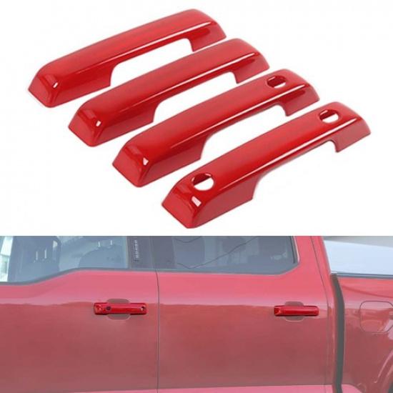 For -2024 Ford F150 4 Door Handle COVERS FRONTS w/ 2 SMART KEYS Accessories