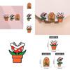 Unique Cartoon Character Brooch Pin Stylish Alloy Design For Unisex Fashion Accessory