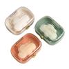 Waterproof Portable Thickened Soap Box with Lid - Creative Dorm Draining Holder for Travel
