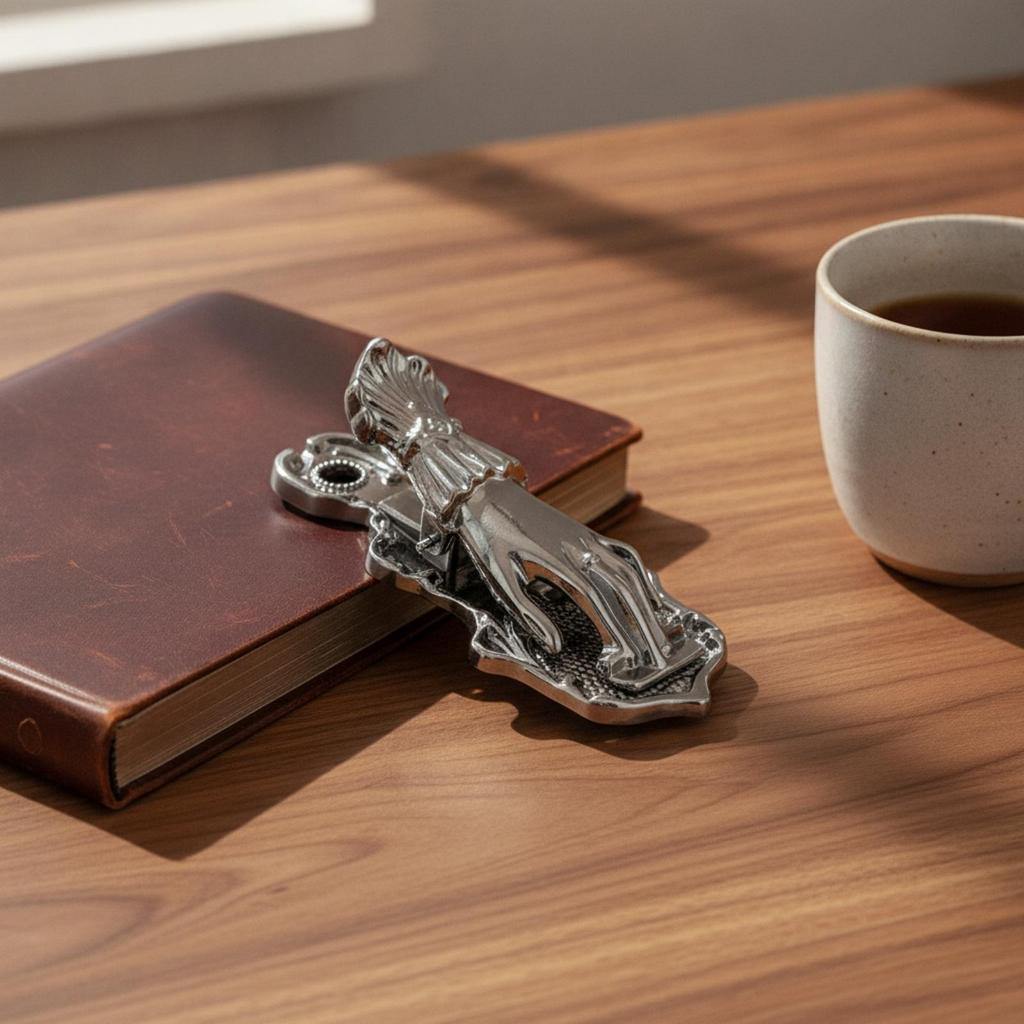 Metal Hand Clip Ornate Page Holder Multi-Use for Flat-Lay Photography, Crafters