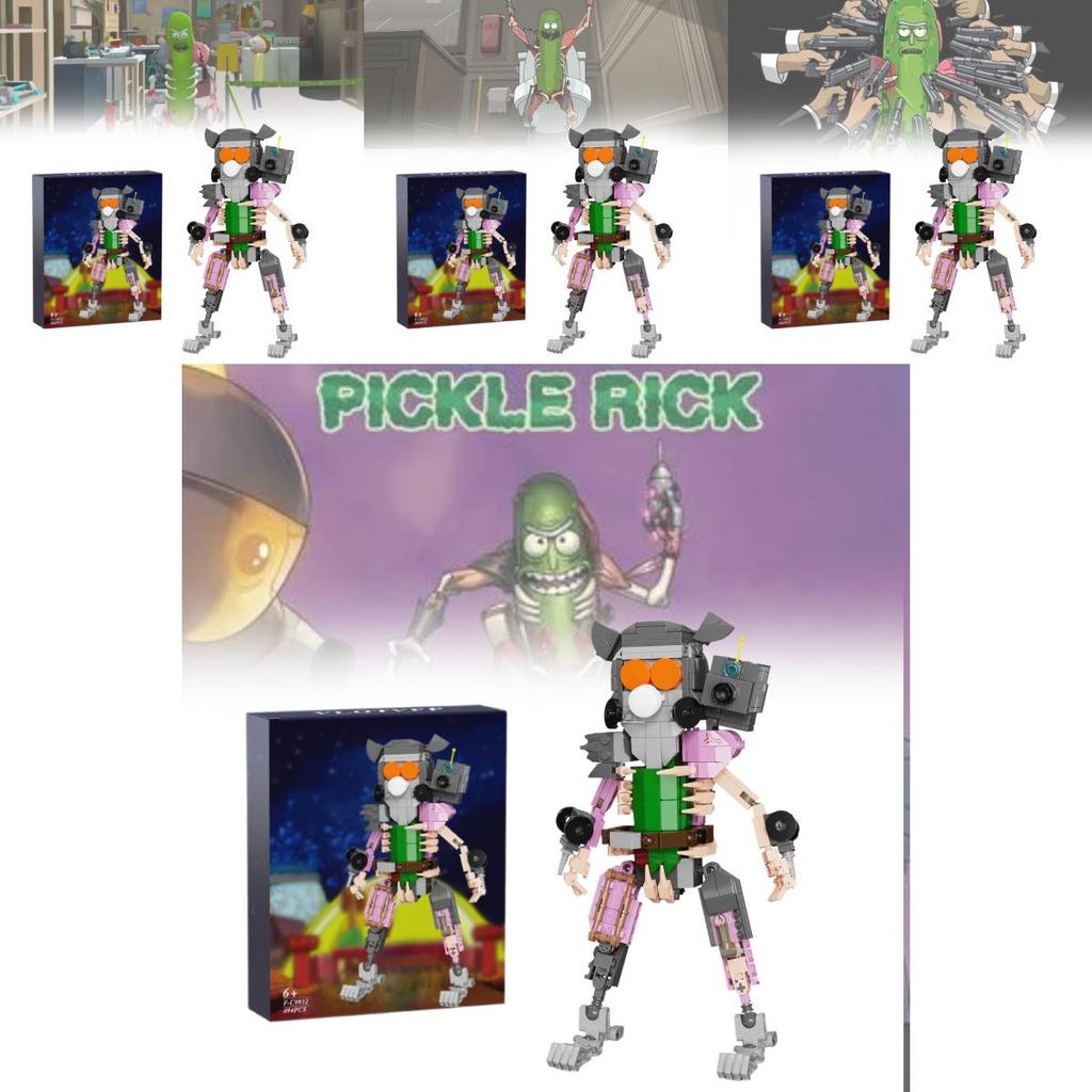 Exciting Rick And Morty Pickle Rick Building Block Set For Creative Play And Fun