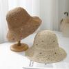 Women's Summer Hat Korean Style Big Brim Foldable Sun Hat Bucket Hat Sunscreen Beach Accessories Holiday Travel 2025 New