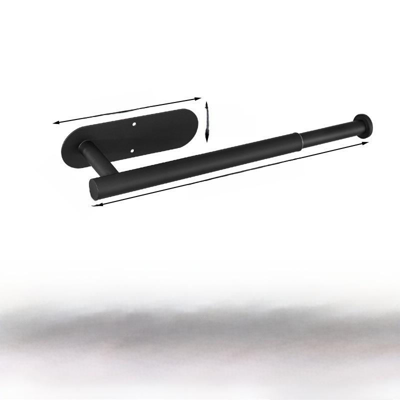 Suport de Hârtie Igienică din Oțel Inoxidabil, Montat pe Perete Fără Găuri