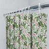 Botanical Shower Curtain Tropical Greenery Leaf Pattern Bathroom Decor Farmhouse Style Waterproof Fabric Backdrop