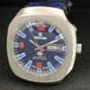 RARE VINTAGE RICOH R31 AUTOMATIC JAPAN MENS BLUE COLOR DIAL WATCH A707932-1