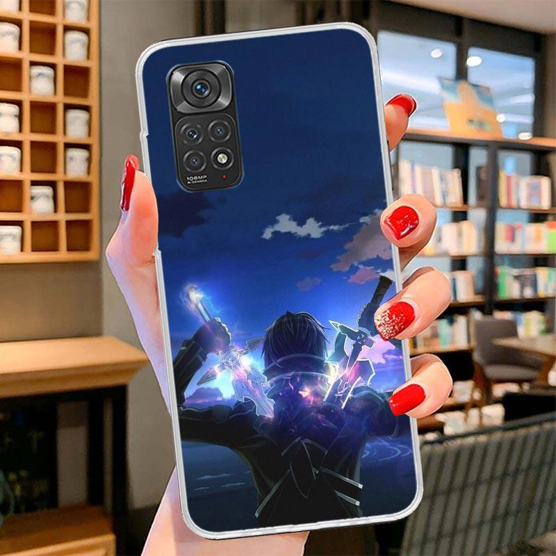 

Sword Art Online Anime Cover Phone Case For Xiaomi Redmi Note 15 14 13 12 11 10 Pro Plus 14S 12S 11S 11T 11E 10S Soft Fundas She Redmi Note 13 4G