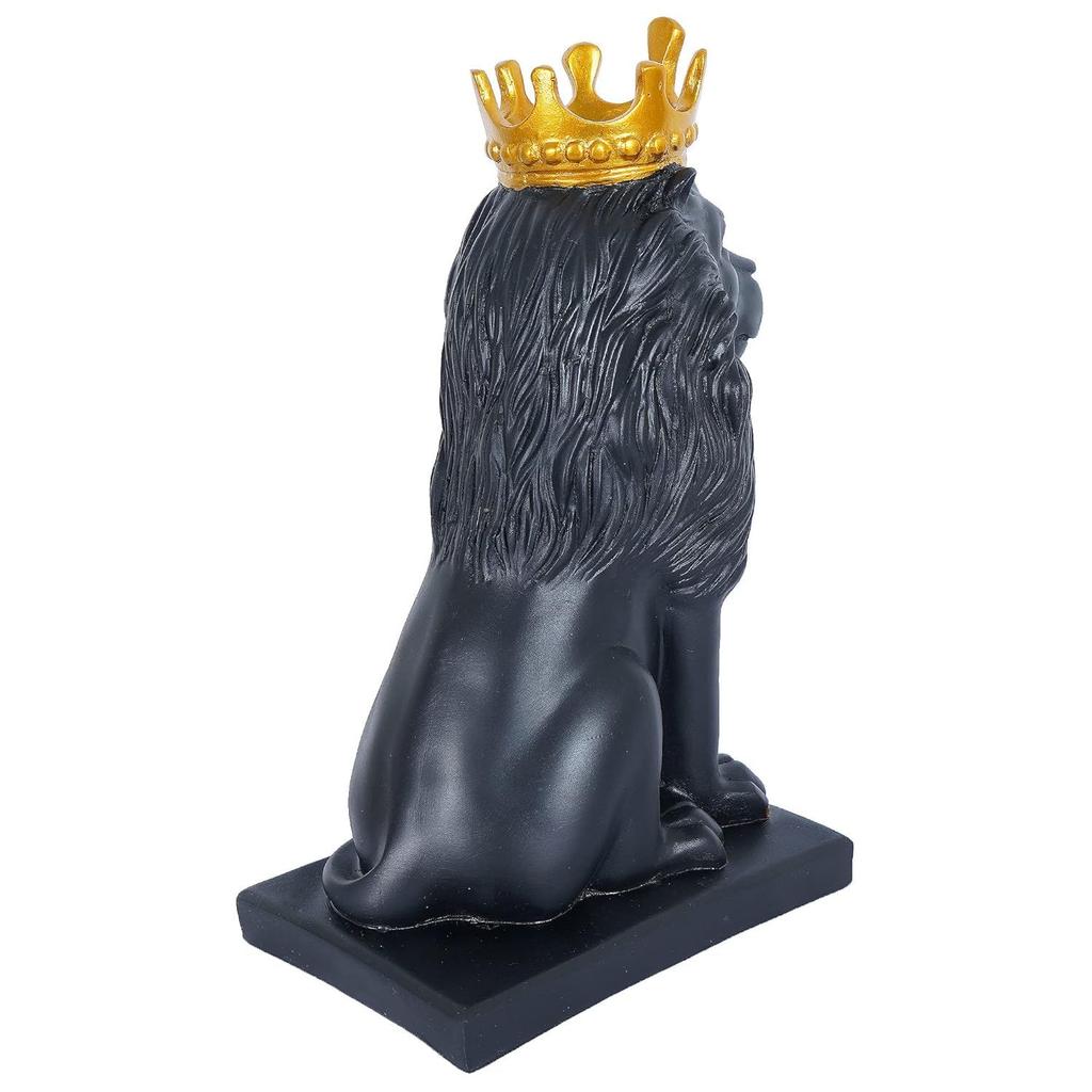 Lion Statue for Home Decor Showpiece | Animal Showpiece for Home Decorative Item (Multicolor)
