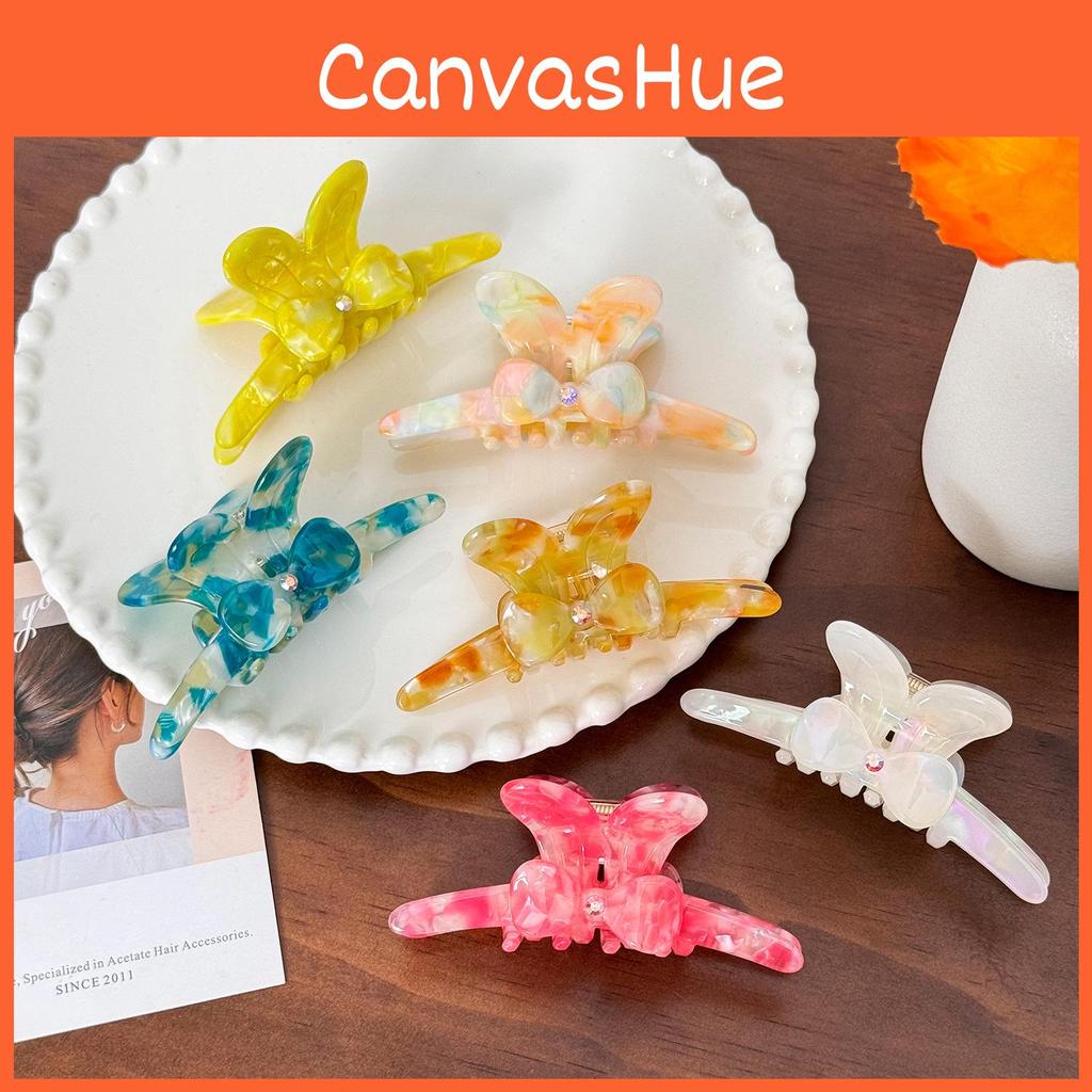 Adorable Korean Style Rabbit Ear Hair Clip With Sparkling Rhinestones In Multiple Colors