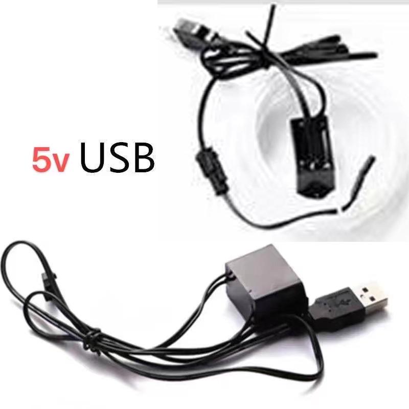 LED Multi-Color Ambient EL Wire Car Door Gap Light Strip