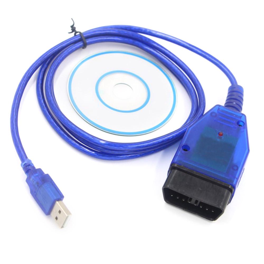 USB OBD 2 Cable Support for VCDS Software 1.4m Length USB ODBII Car Diagnosis Cable