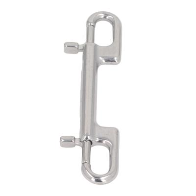 Stainless Steel Double Ended Bolt Snap Hook Heavy Duty Marine Grade Diving Double Ended Snap Clips for Scuba Diving