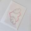 3D Rhinestone Chain  Photo Card Stickers Korean Style Music Note Wing Crystal Diamond Sticker for Scrapbook Journal