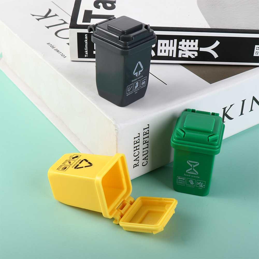 Decoration Simulation Trash Can Dollhouse Trash Can Dollhouse Miniature Simulation Furniture Toy