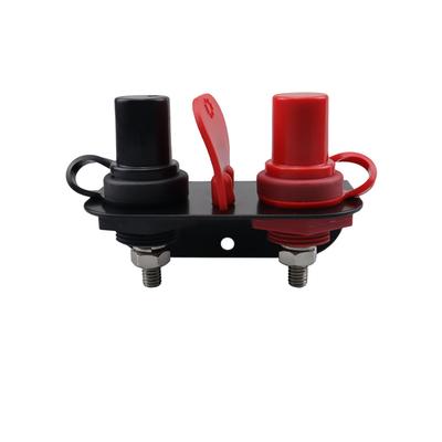 Remote Battery Jumper Terminals Battery Charging Post Battery Terminals Relocation Kit For Utv Atv Car Trucks Rv Tractor Mower Boat