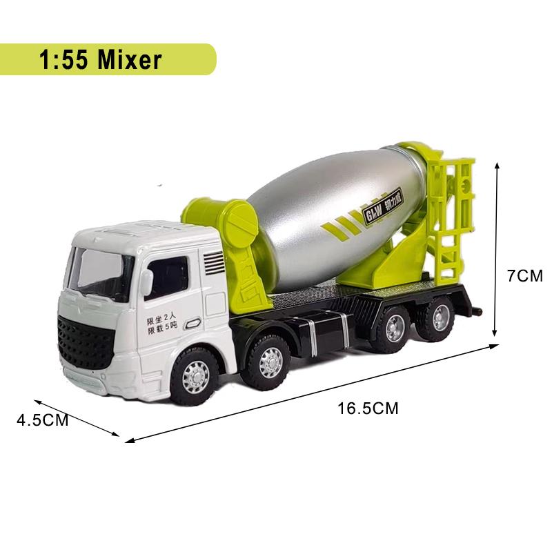 Zabawki pojazdy budowlane dla chłopców Stop+Plastik Model Ciągnika Koparki Spycharki Dźwigu Ciężarówki Odlewany Model Kolekcja Dziecięca Prezenty