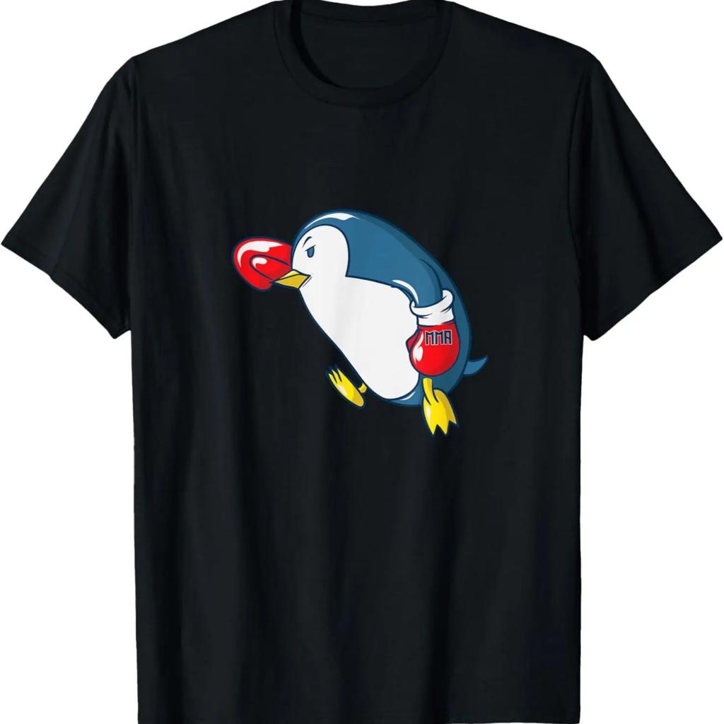 Fighting Penguin boxing in the MMA T-Shirt