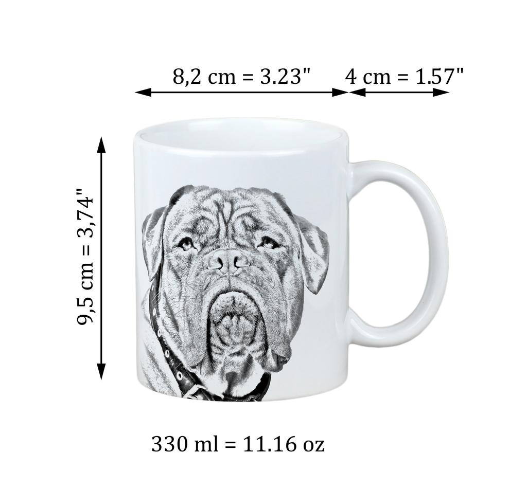 Dogue de Bordeaux, French Mastiff, Bordeauxdog – Cup with a dog, cute cup with graphics | Art-Dog