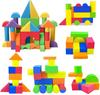 Soft Building EVA Bath Toys for Develops Imagination and Birthday Gift for Boys and Girls Blocks 63-Piece Blocks, Material, Kids, Lightweight, DIY,