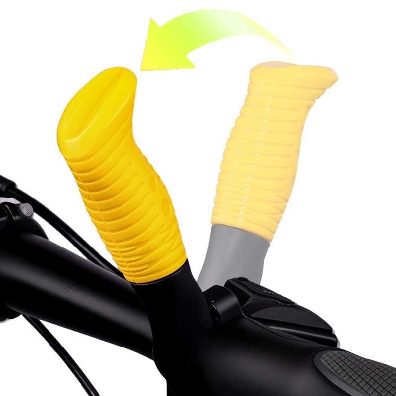 Ergonomic Mountain Bike Handlebars Grips Durability Easyly Mount Left Right Indicators for Long Distances Cycling