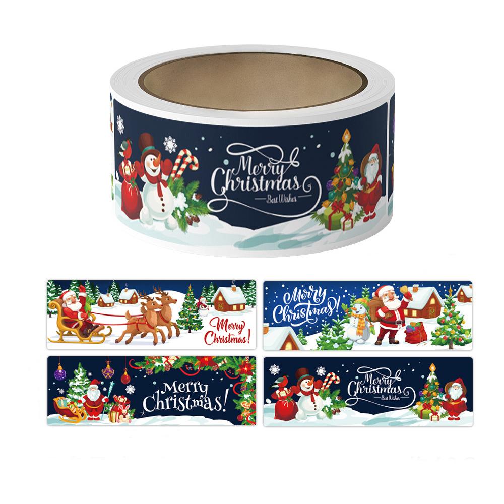 High-Quality 120Pcs/Roll High-Quality Merry High-Quality Christmas High-Quality Package High-Quality Seal High-Quality Stickers High-Quality Xmas