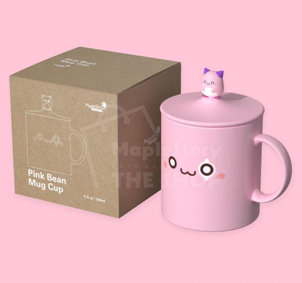 [USED] MapleStory Pink Bean Mug, BTS JIN