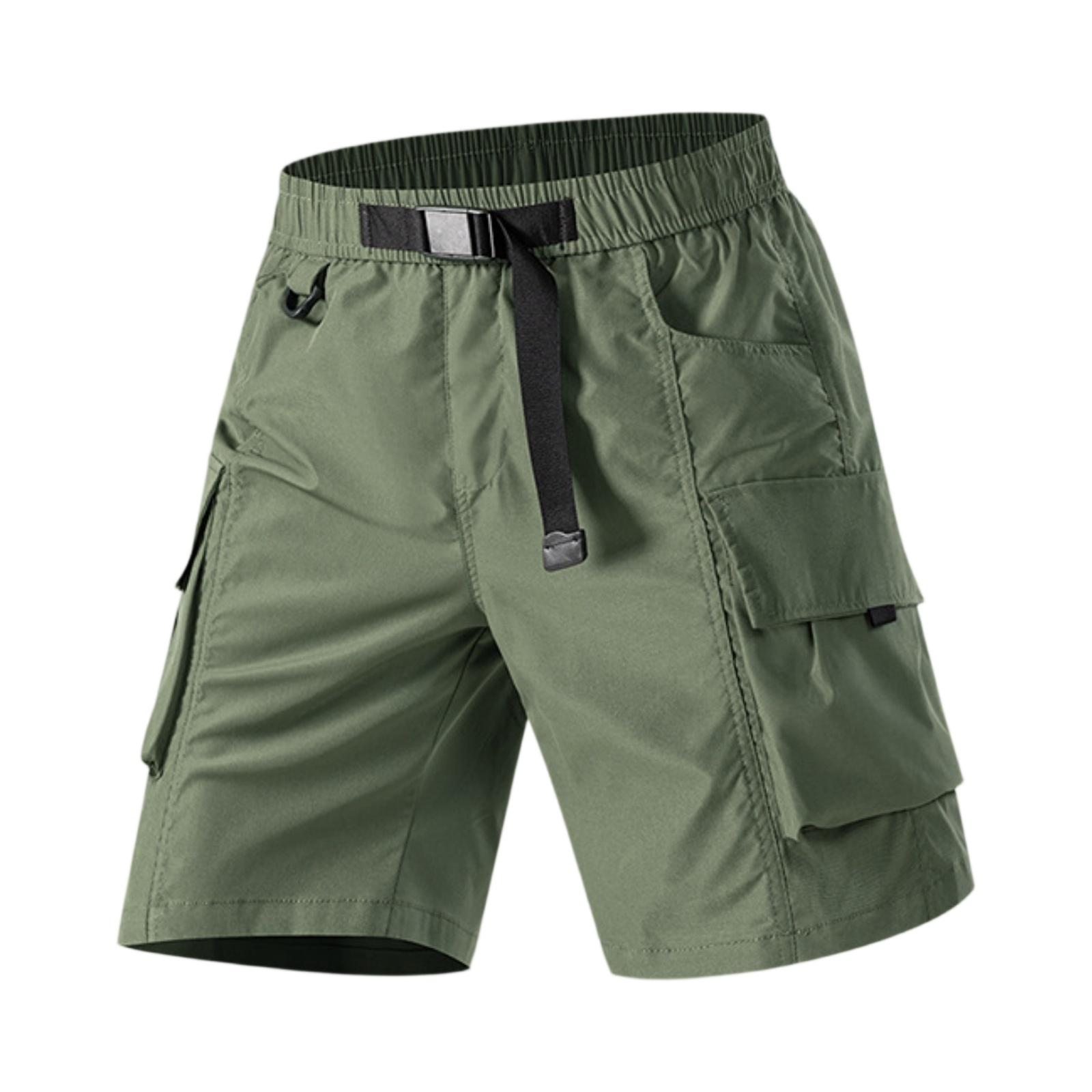 Men s Multi-pocket Work Pants / Men s Summer Lightweight Quick-drying Sports Casual Shorts XXL