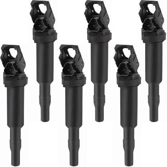 Ignition Coil Pack Compatible with Infiniti Nissan FX50 M56 Altima Cube Rogue Sentra Tiida Versa X-Trail L4 1.6L 1.8L 2.0L 2.5L Replaces# UF549 C1696