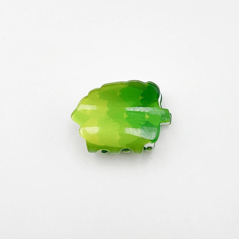 Acrylic Hair Claw Clips Kawaii Food Shape Unique Lettuce Tomato Onion Design Durable Hair Accessories for Girls Daily Outfits