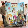 Milo Murphy's Law 2D Flat Pattern Flannel Blanket High quality All Seasons Warmth and Comfort Perfect for Christmas Gifts.DMT0925487