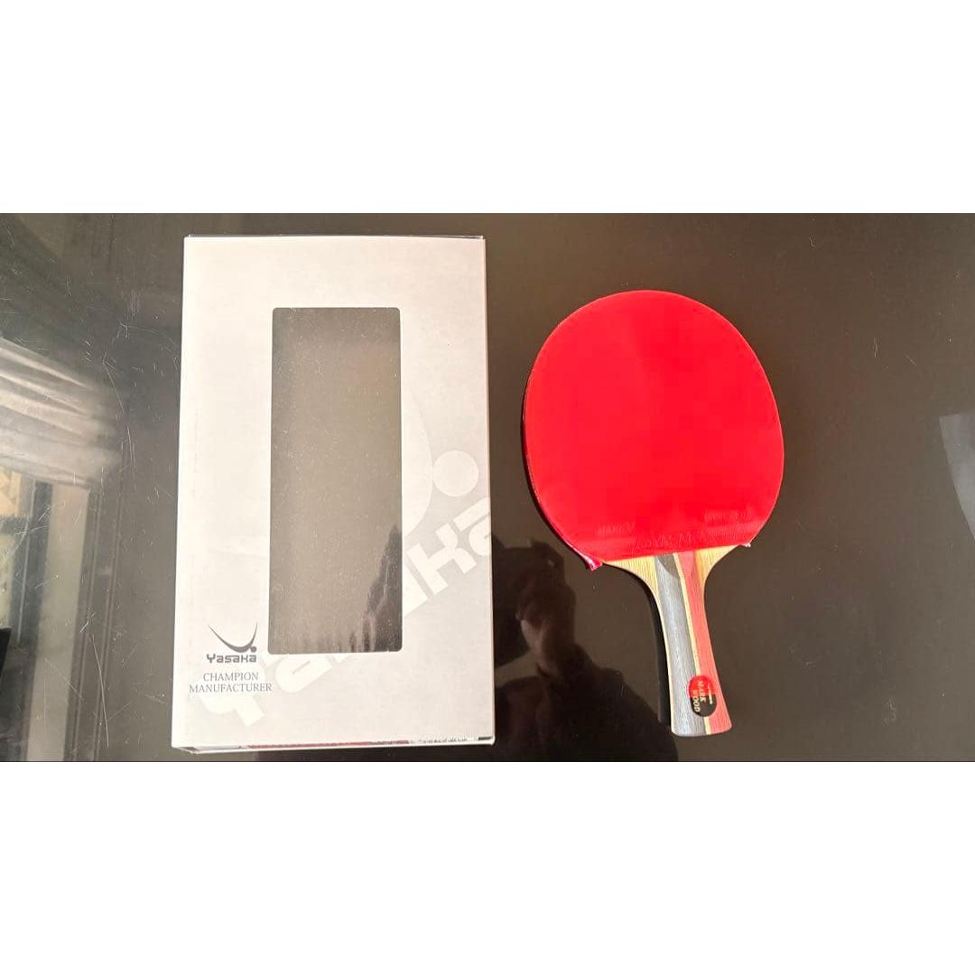 Used Yasaka Vasara Table Tennis Racket Red/Black