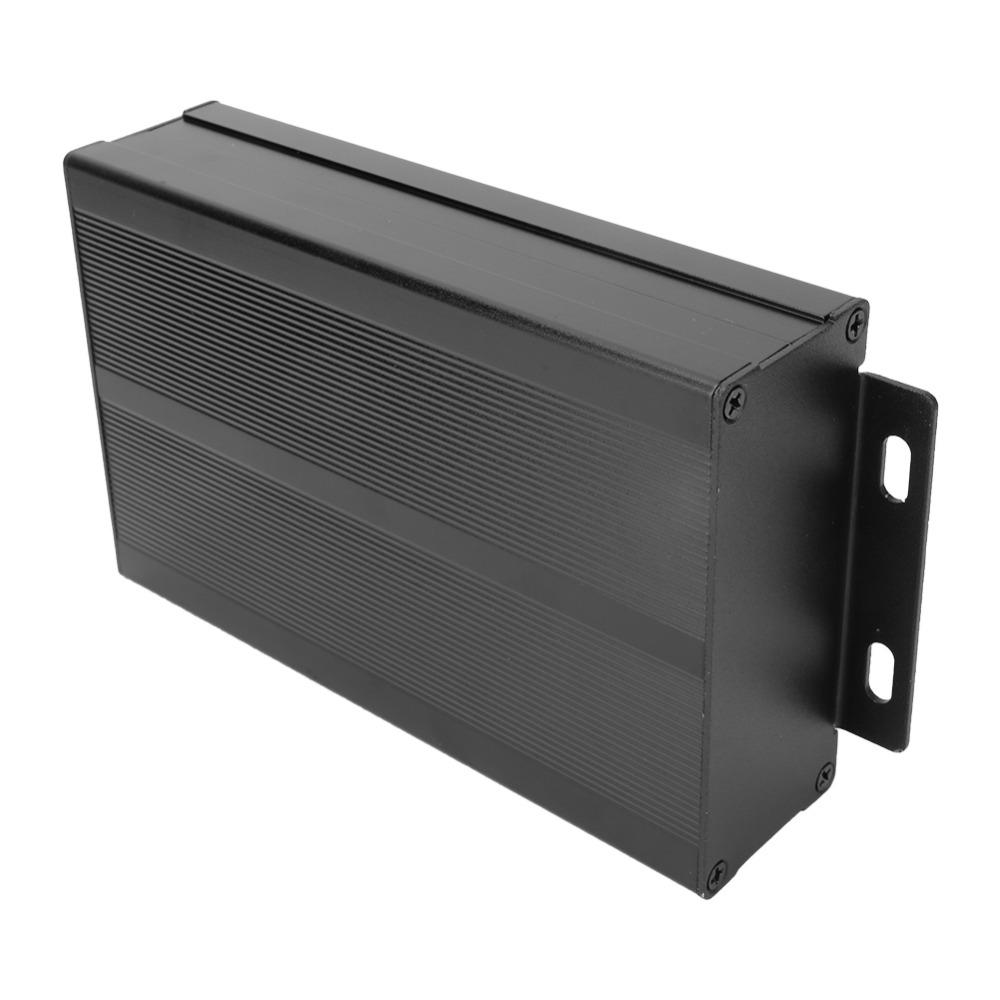 Black Aluminum Box 40x97x150mm Electronic DIY Aluminum Cooling Case  Cooling Applications
