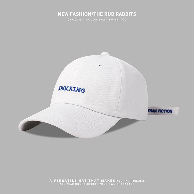

Hat Women s Spring and Summer Trend Letter Baseball Cap Show Small Face Autumn Solid Color Versatile Shade Cap Men Adjustable белый