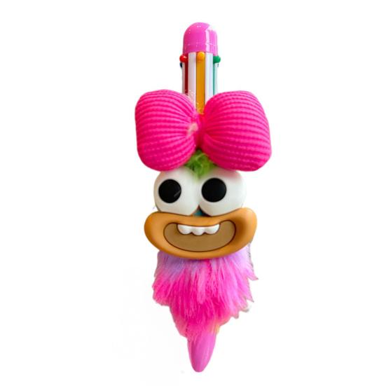Cartoon Plush Ballpoint Pen Multi-Color Gel Pens for Students Journaling Cute Writing Tool for School Office Students