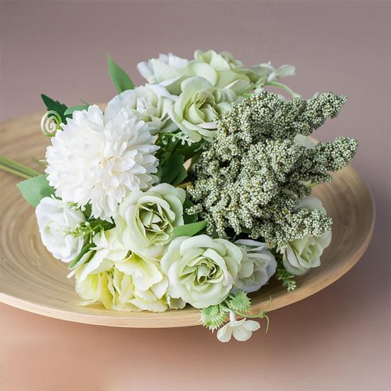 1 Bunch Artificial Bouquet Alice Flower Bridal Home Wedding Party Party