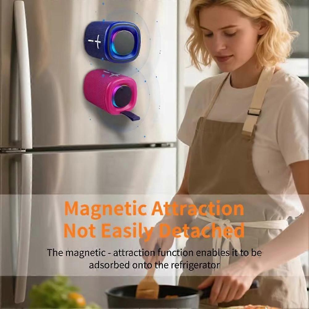 2-in-1 Magnetic Split Bluetooth Speaker, 20W, Outdoor, Waterproof, Dual Detachable, True Wireless Stereo, Portable Subwoofer