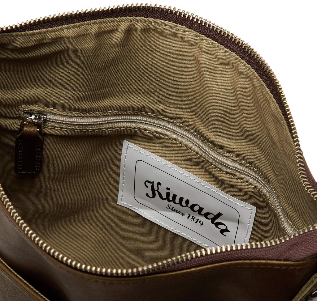 Kiwada Himeji Steer Pull Up Finish Shoulder Bag Made In Toyooka Hyogo the Holy Land of Bags Khaki [Kiwada] City, Prefecture, 9004-53
