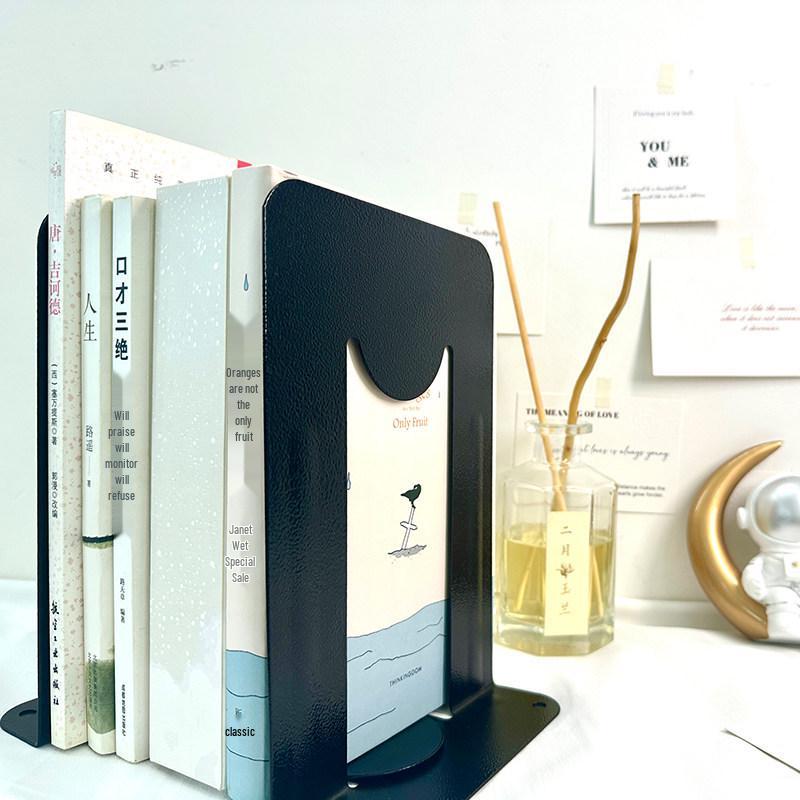 Steel Bookends: Thick, Stable, Large Book Clips for Library Use