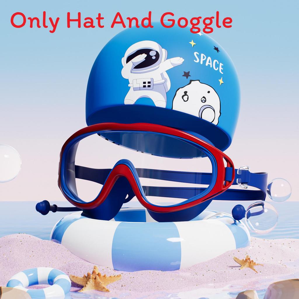 Childrens Waterproof Antifog Pc Swim Goggles For Kids Pool Swimming Practice