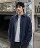 EZKATON Flint Washed Shirt Navy Hsls6934